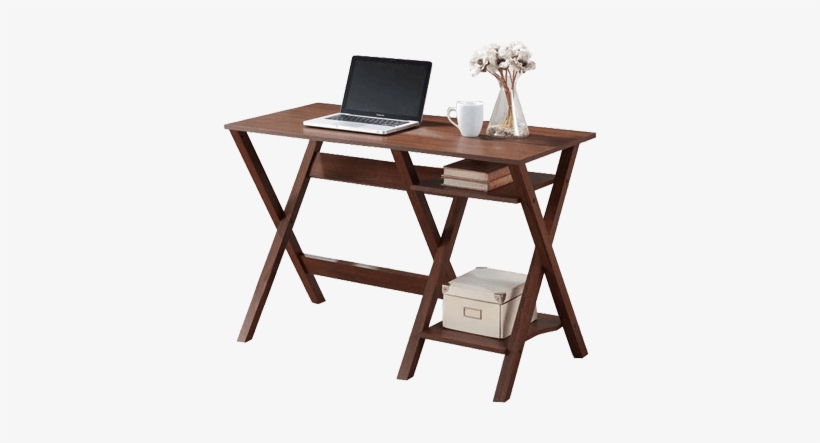 Baxton Studio Crossroads Writing Desk In Natural/dark, transparent png