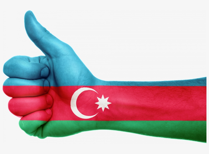 Azerbaijani Flag Interpretation - Flag Wave Azerbaijan Png, transparent png