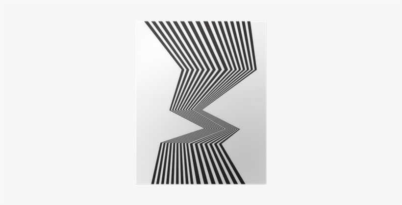 Black And White Mobious Wave Stripe Optical Abstract - Wave, transparent png
