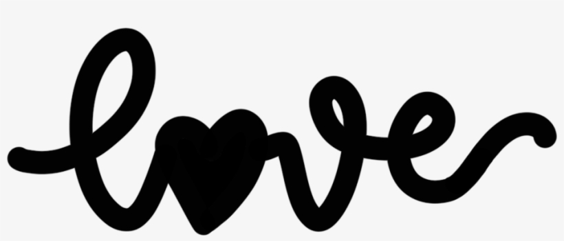 Then, You'll Need To Upload It Into Your Design Software - Black And White Love Printables, transparent png