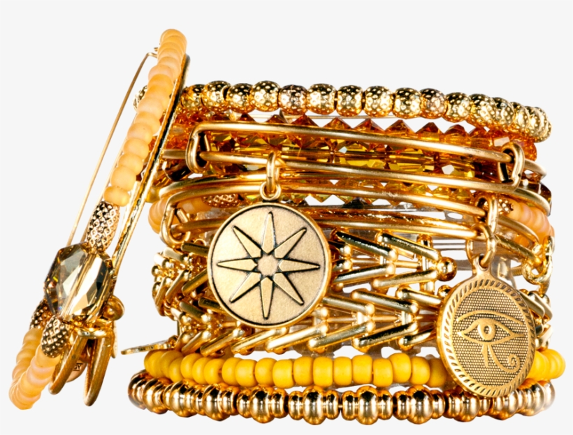 Alex And Ani Mixed Charm Bangles - Bling-bling, transparent png