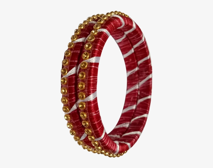 Red And Stone Bangle - Bangle, transparent png