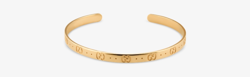 Gucci Icon Bracelet - Gucci Icon 18ct Rose Gold Bangle, transparent png