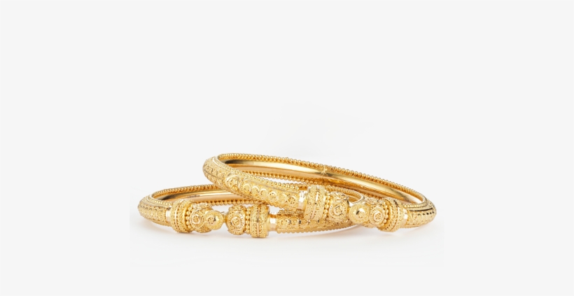 22ct Gold Bauble Kada Bangles - Bangle, transparent png