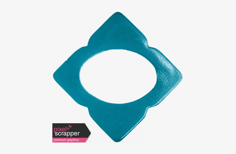 Blue Frame - Circle, transparent png