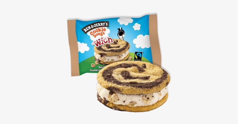 Cookie Dough 'wich Ice Cream Bar - Ben & Jerry's Wich, transparent png