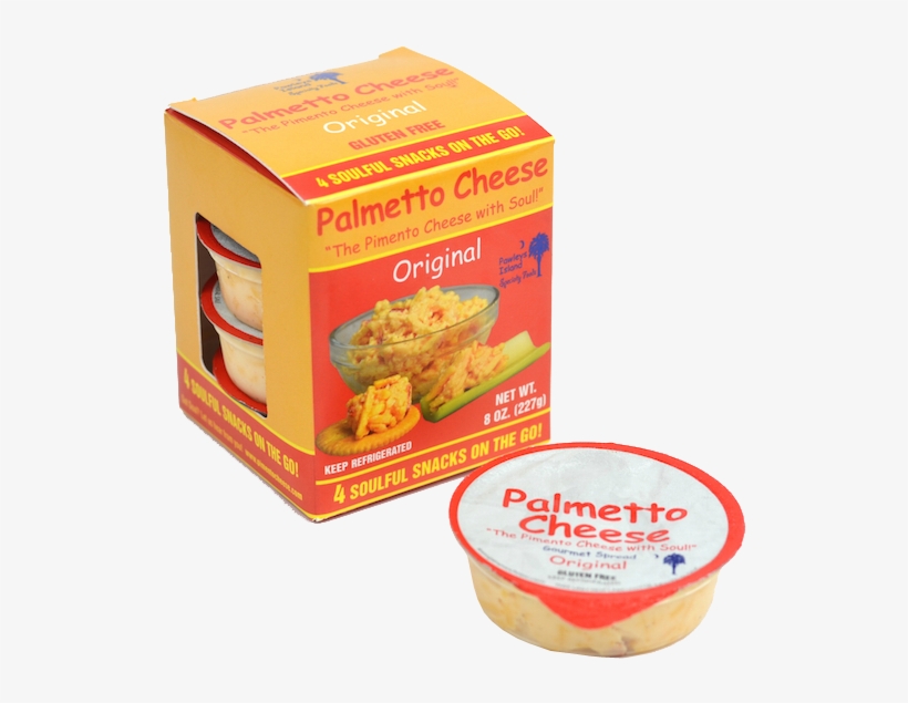 Palmetto Cheese Single Serve - Palmetto Cheese - Original - Pimento Cheese Spread, transparent png