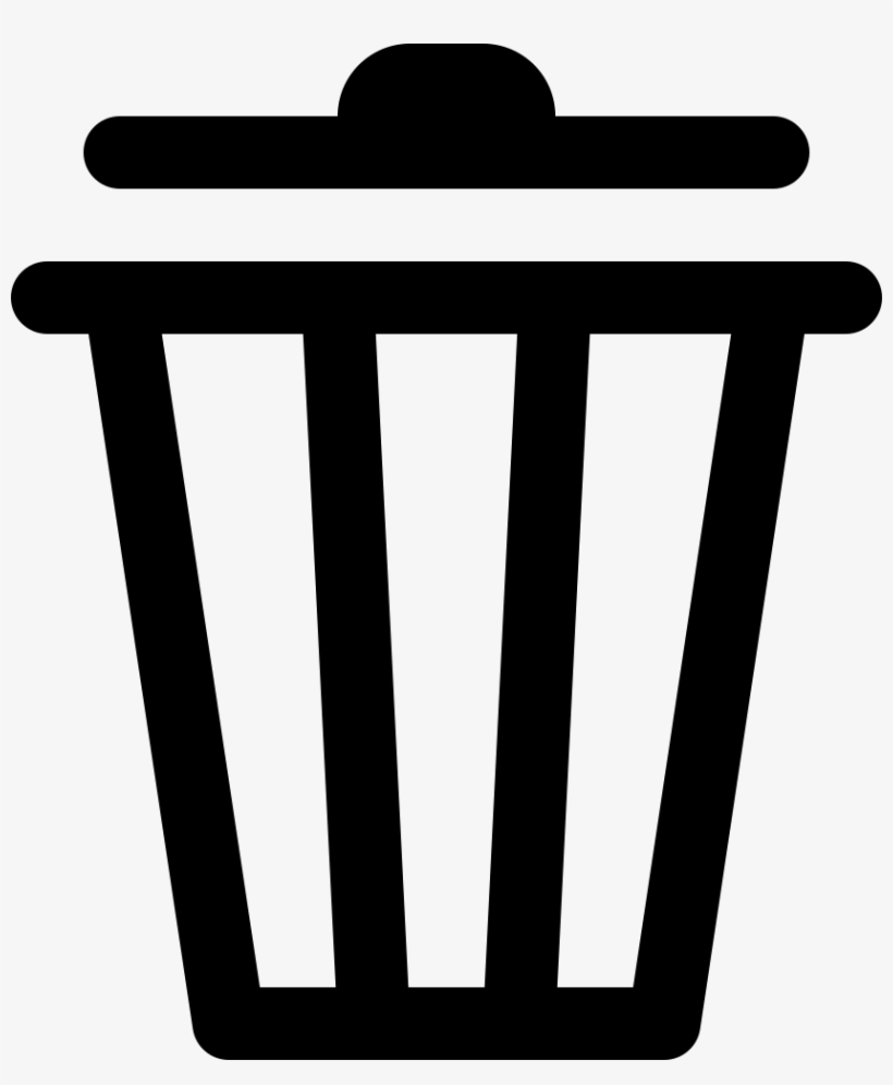 Delete Comments - Delete Icon Black Png, transparent png