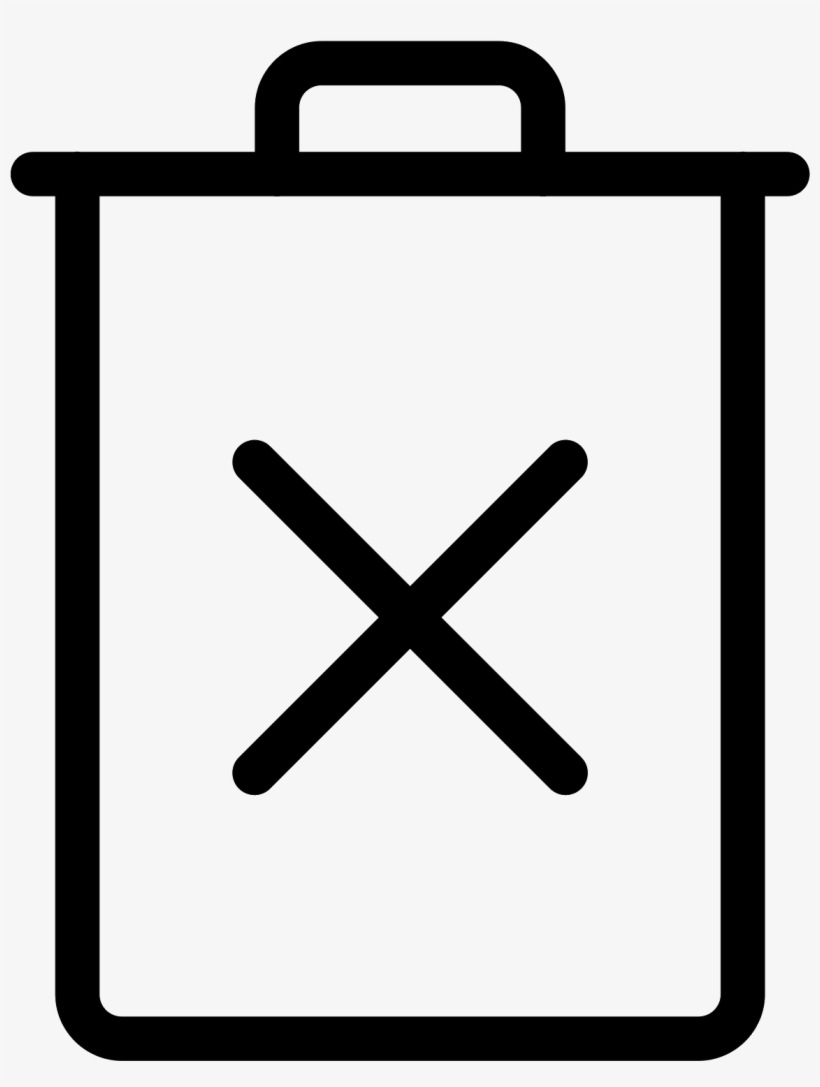 Delete Bin Icon - Icon, transparent png
