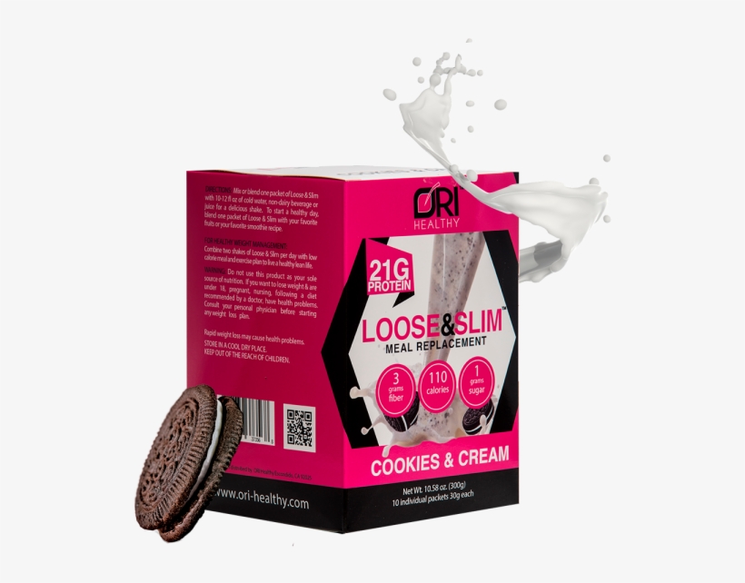 Loose&slim Cookies & Cream - Cookies And Cream, transparent png