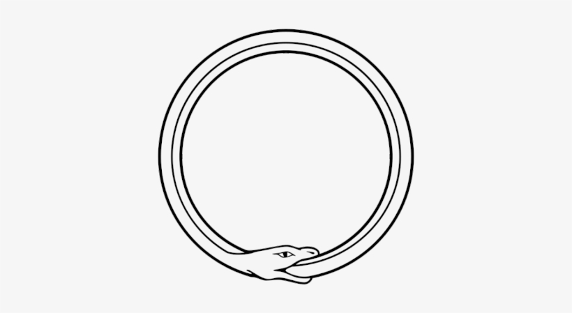Share This - - Snake Eating Itself Drawing, transparent png