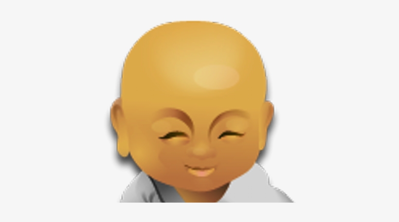 Little Buddha - Figurine, transparent png