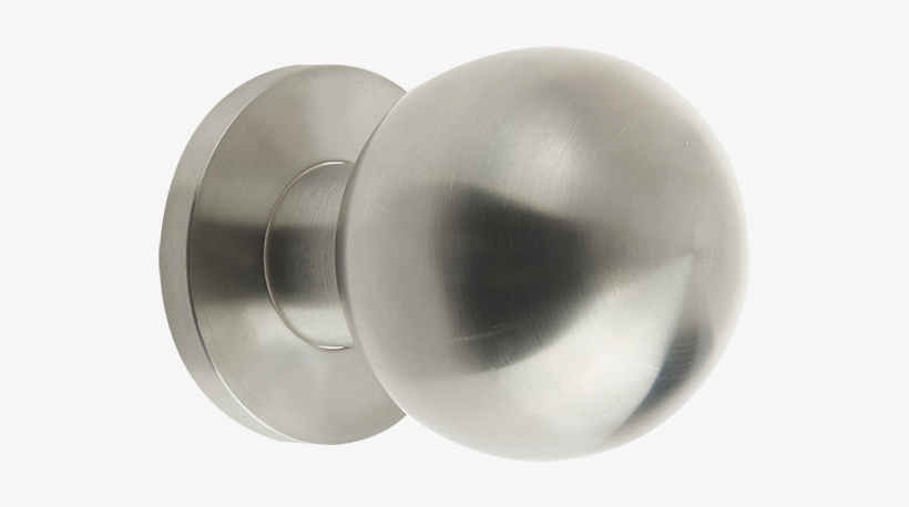 55mm Satin Stainless Steel Ball Shape Bolt Fix Door - Stainless Steel, transparent png