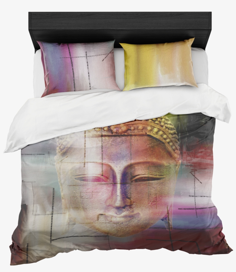 Buddha Face Bedding Set - Trademark Fine Art Mark Ashkenazi 'buddha Face 4' Canvas, transparent png