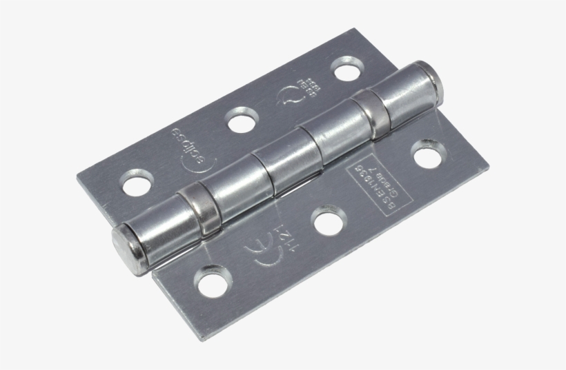 76 X 50mm Satin Stainless Steel Ball Bearing Butt Hinge - Hinge, transparent png