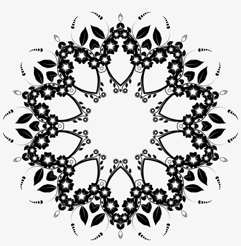 This Free Icons Png Design Of Flower Frame Extrapolated, transparent png