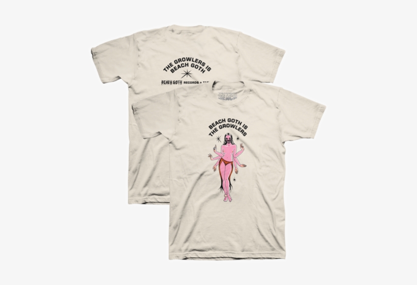 Beach Goth Records T-shirt - T Shirt, transparent png