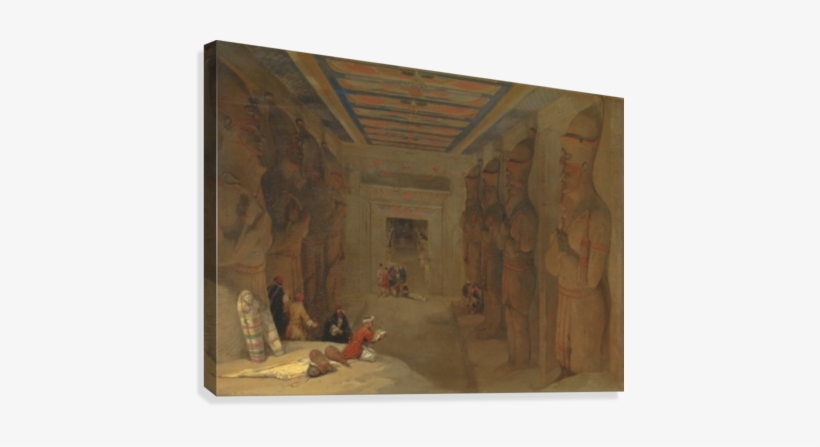 The Hypostyle Hall Of The Great Temple At Abu Simbel, - Hypostyle Hall Of The Great Temple, transparent png