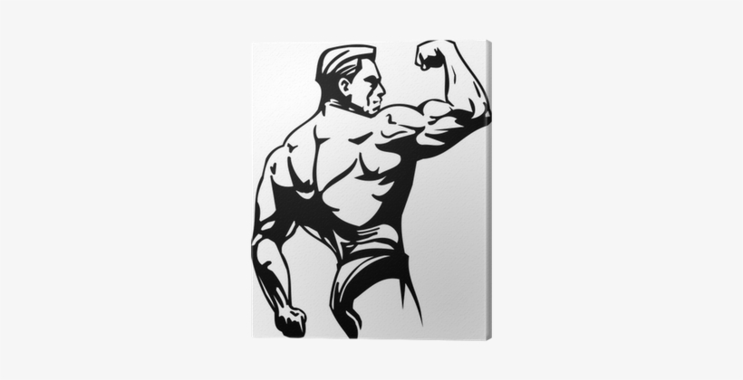 Bodybuilding And Powerlifting - Body Builder Clip Art, transparent png