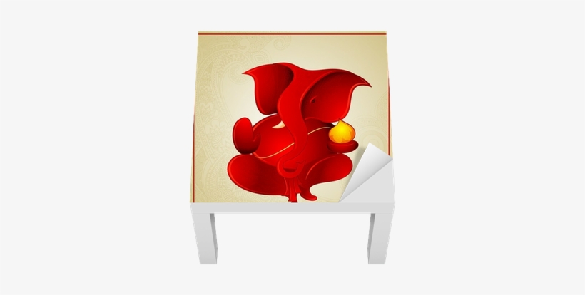 Vector Illustration Of Lord Ganesha With Modak Sweet - Ganesha, transparent png