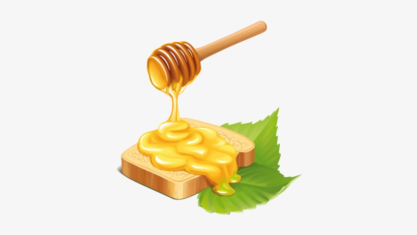 Honey On Bread Clipart, transparent png