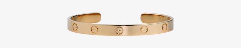 Cartier Pink Gold Open Love Bracelet - Cartier Open Love Bangle, transparent png