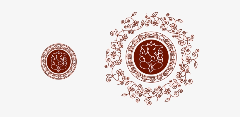 Design For A New Innovative Wedding Invitation Card - Circle, transparent png