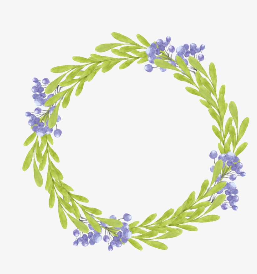 Wedding Card Decoration Wreath Png Free Buckle - Illustration, transparent png