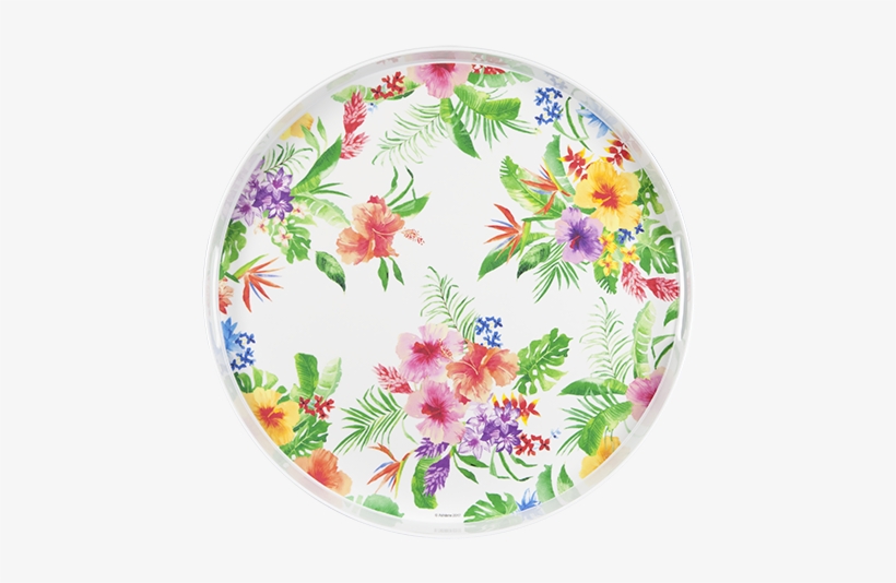 Ashdene Large Round Tray Paradise Floral - Ashdene Paradise Floral Large Round Tray, transparent png