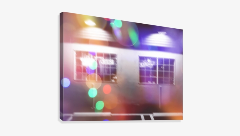 Restaurant In The City With The Colorful Night Light - Restaurant, transparent png