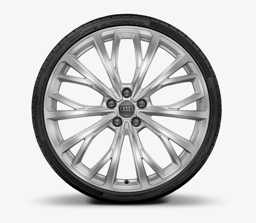 10 Y Spoke Design Silver Wheels - Audi A6, transparent png