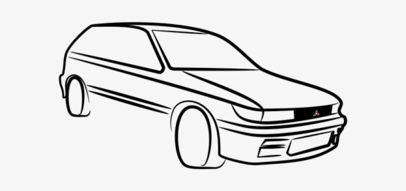 Mitsubishi Colt, transparent png