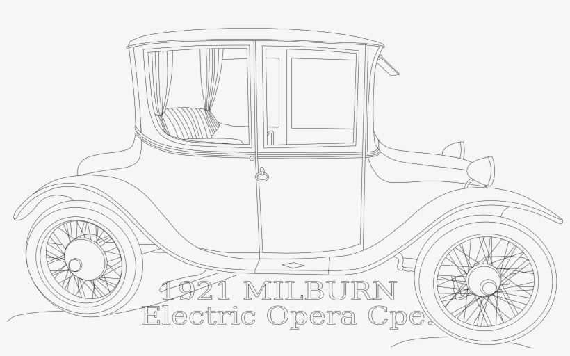 This Free Icons Png Design Of 1921 Milburn Electric, transparent png