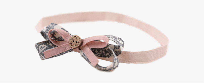 Plor Floral Bow Elastic Hairband From Happy Prince - Love, transparent png