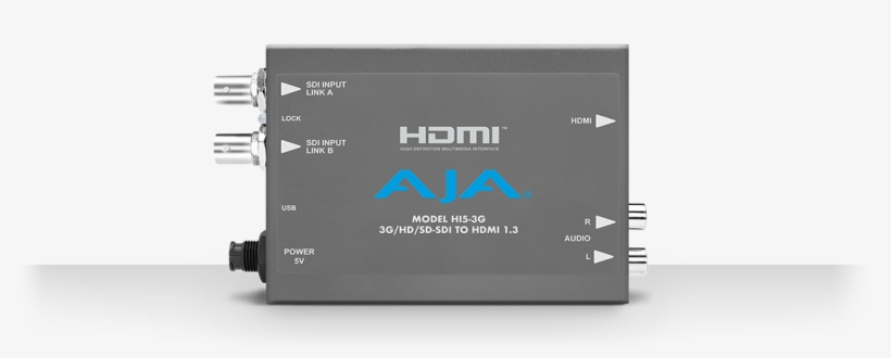 The Hi5 3g Converts 3g Sdi, Dual Or Single Link Hd - Hdmi, transparent png