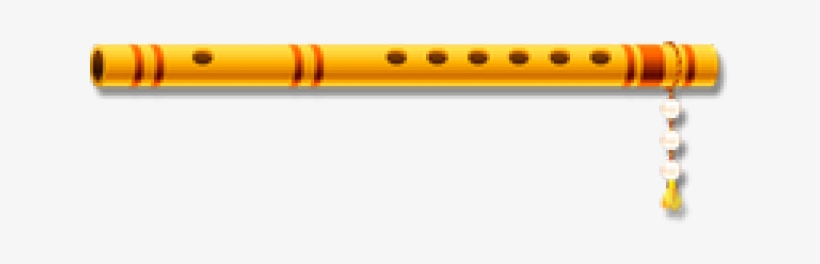Flute Clipart - Lord Krishna Flute Png, transparent png