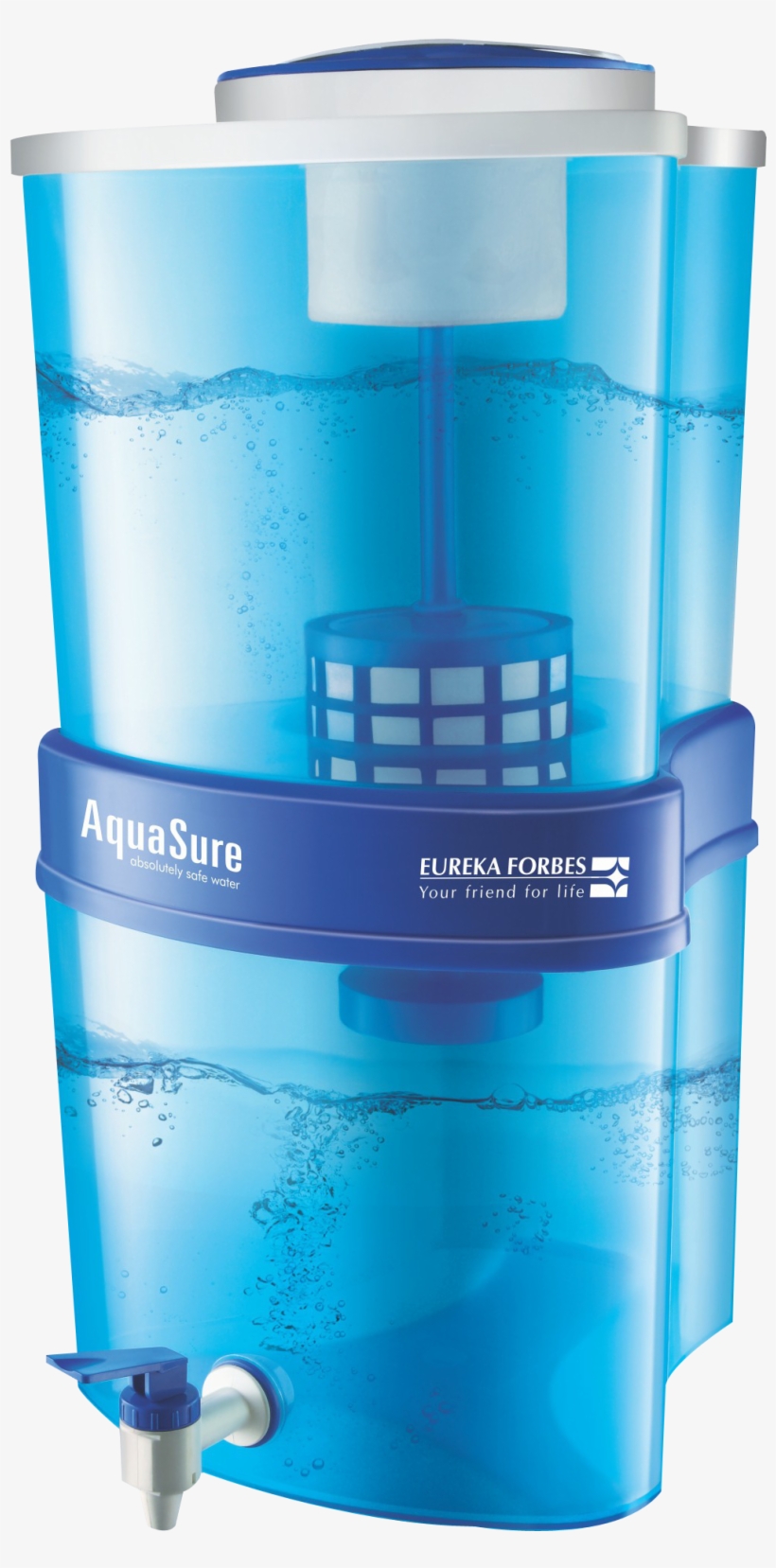Blue Water Purifier Png Image Eureka Forbes Aquasure Xtra Tuff Water