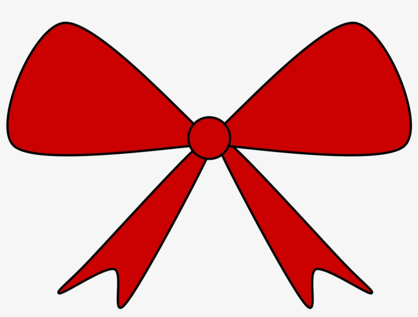 Vector Graphics,free Pictures - Birthday Present Bow, transparent png