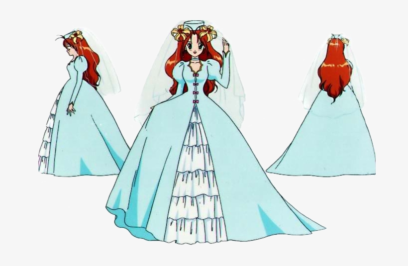 Wedding Peach Angel Lily Bride Pose - Cartoon, transparent png