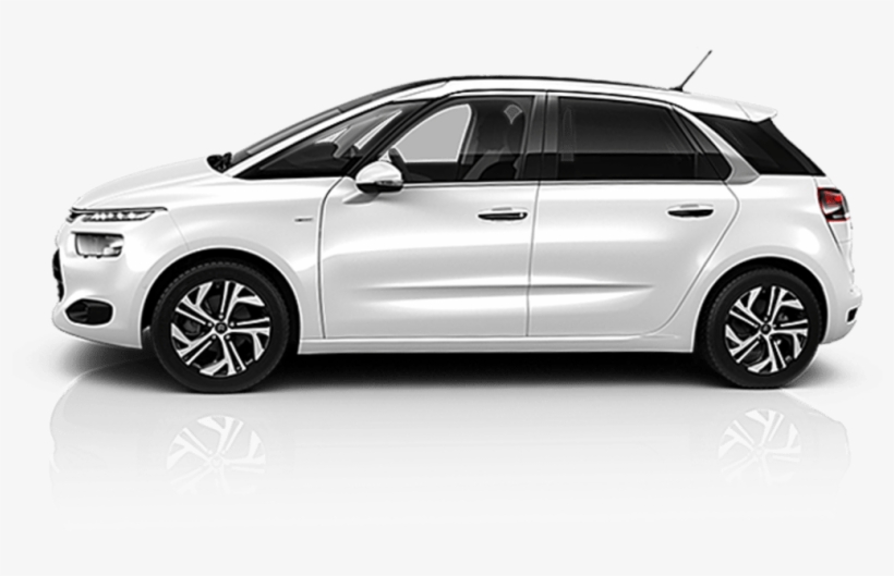 Citroen C4 Picasso White Front, transparent png
