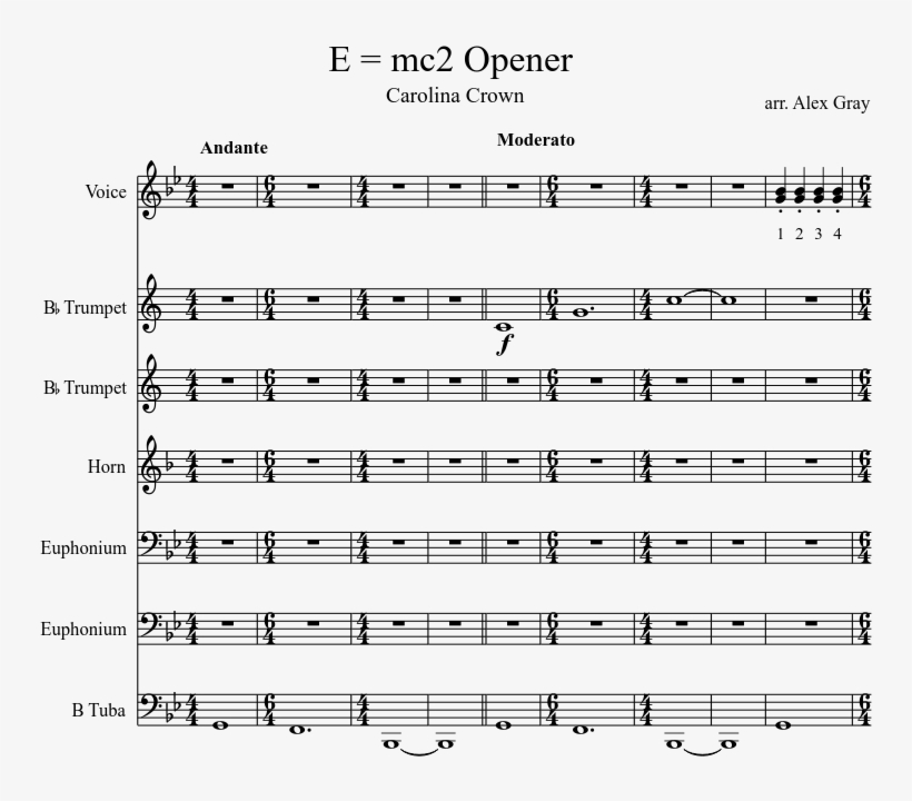 E = Mc2 Opener Sheet Music Composed By Arr - Kim Possible Piano Sheet Music, transparent png
