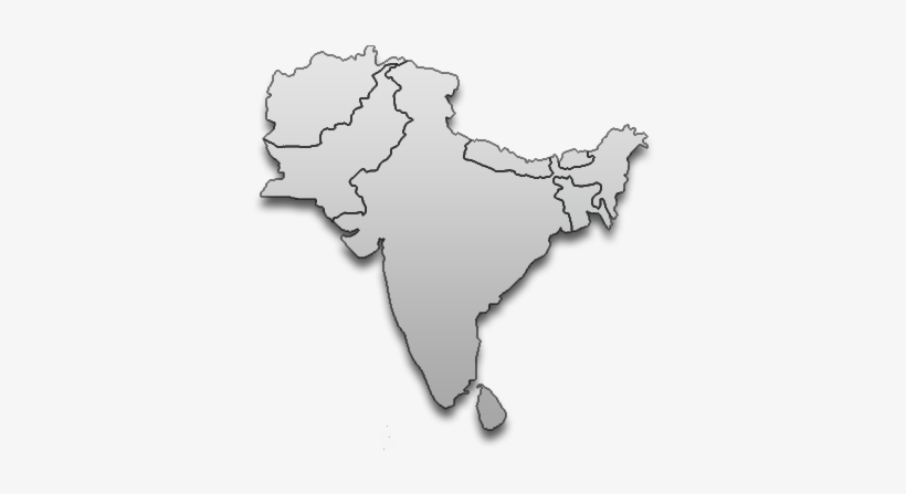 Aims - South Asia Map Png, transparent png