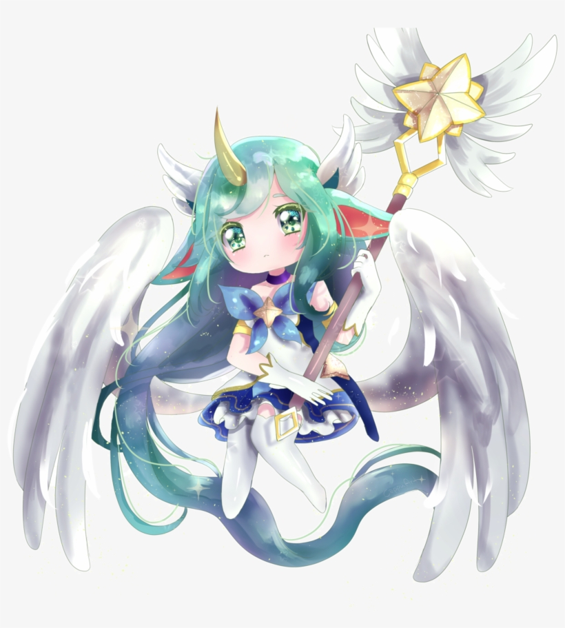 Chibi Star Guardian Soraka - Star Guardian Soraka Chibi, transparent png