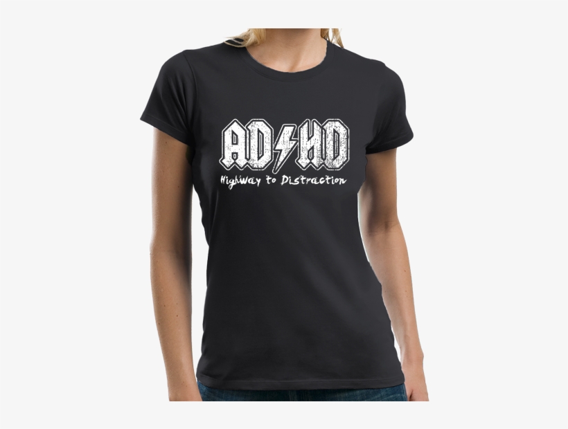 Ladies Black Ad/hd - Test In Production T Shirt, transparent png
