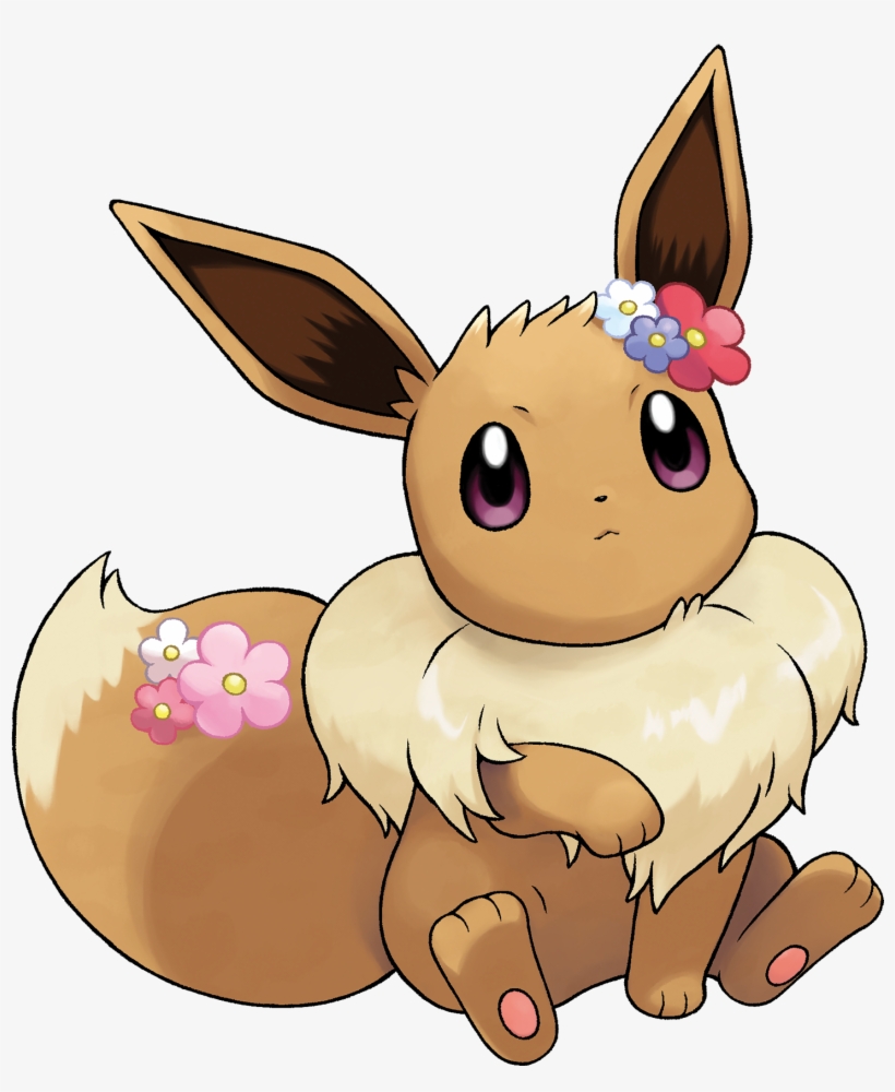 Florals - Pokemon Let's Go Eevee, transparent png
