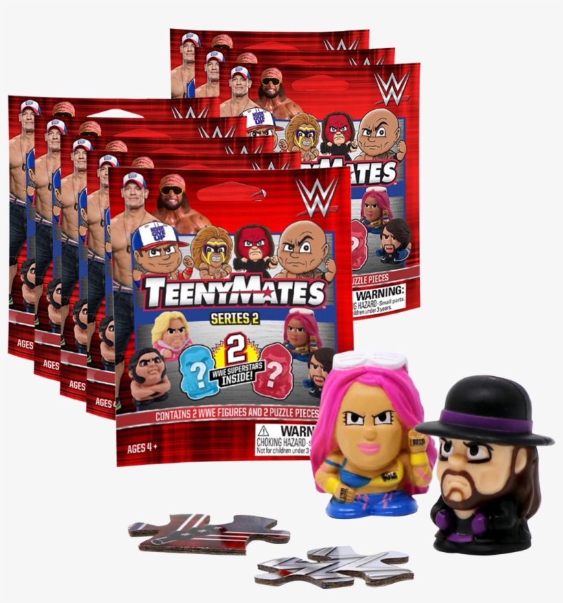 Teenymates Wwe Series 2 Mini-figures Mystery Bag, transparent png