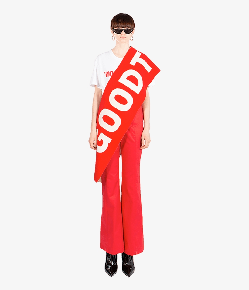 Red“good Thinker” Scarf, transparent png