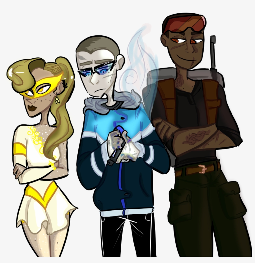 Lisa Snart Leonard Snart Mick Rory Heatwave Golden - Cartoon, transparent png