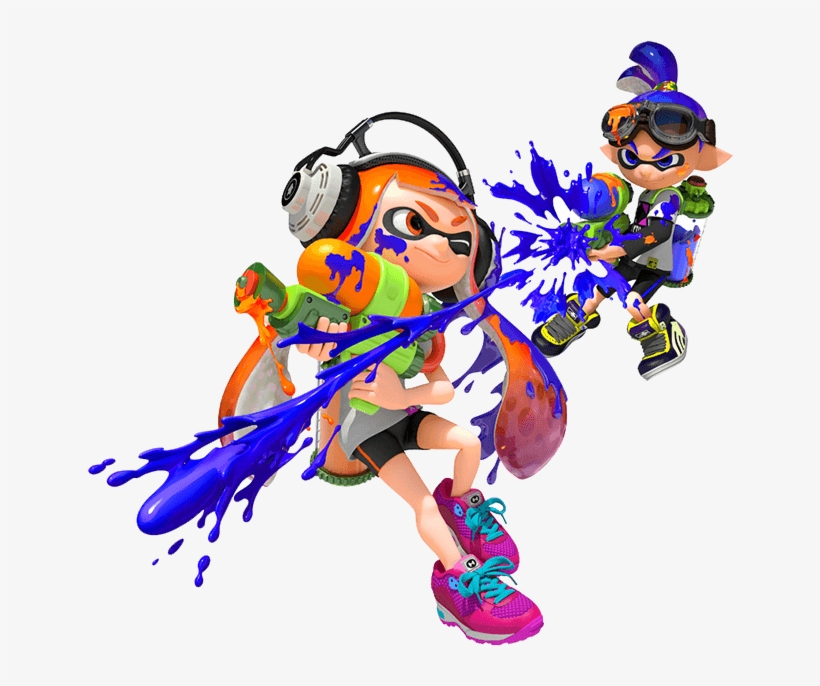 Main Image - Nintendo Splatoon Wii U, transparent png