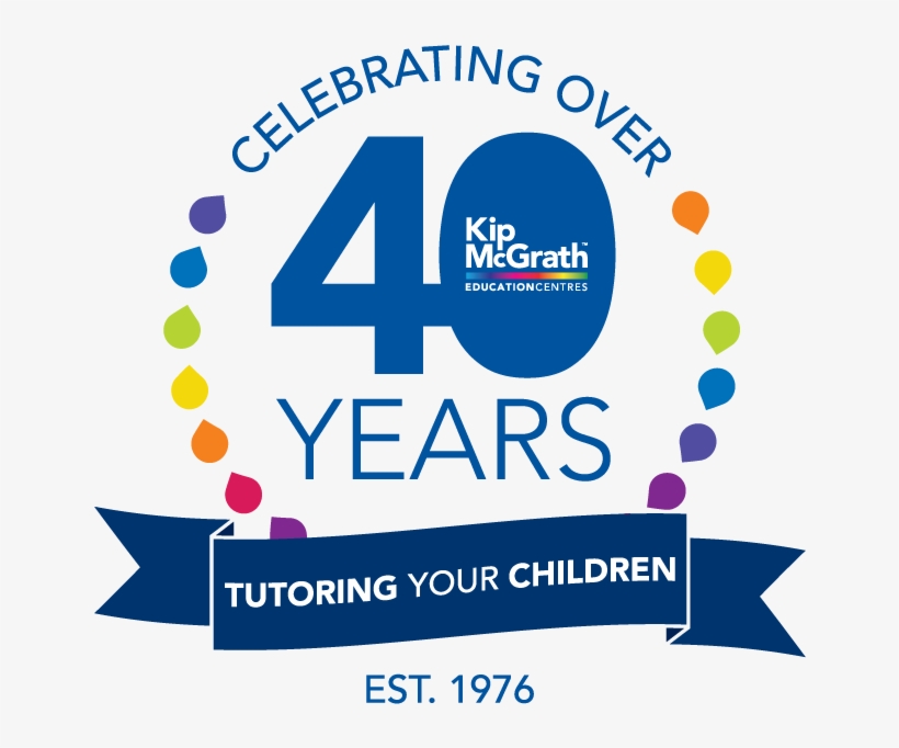 Celebrating Over 40 Years Tutoring Your Children - Kip Mcgrath 40 Years, transparent png